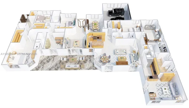 a view of living room with furniture