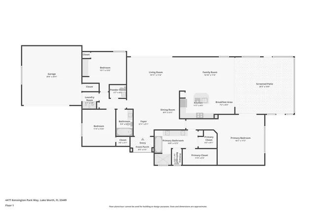 $320,000 | 4477 Kensington Park Way, Lake Worth, FL 33449