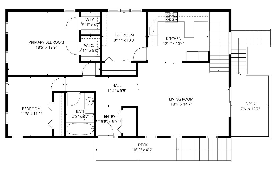 5145 Washington Street, Unit 2 Downers Grove, IL 60515 - Photo 5 of 16 a picture of a wall with a white and white kitchen