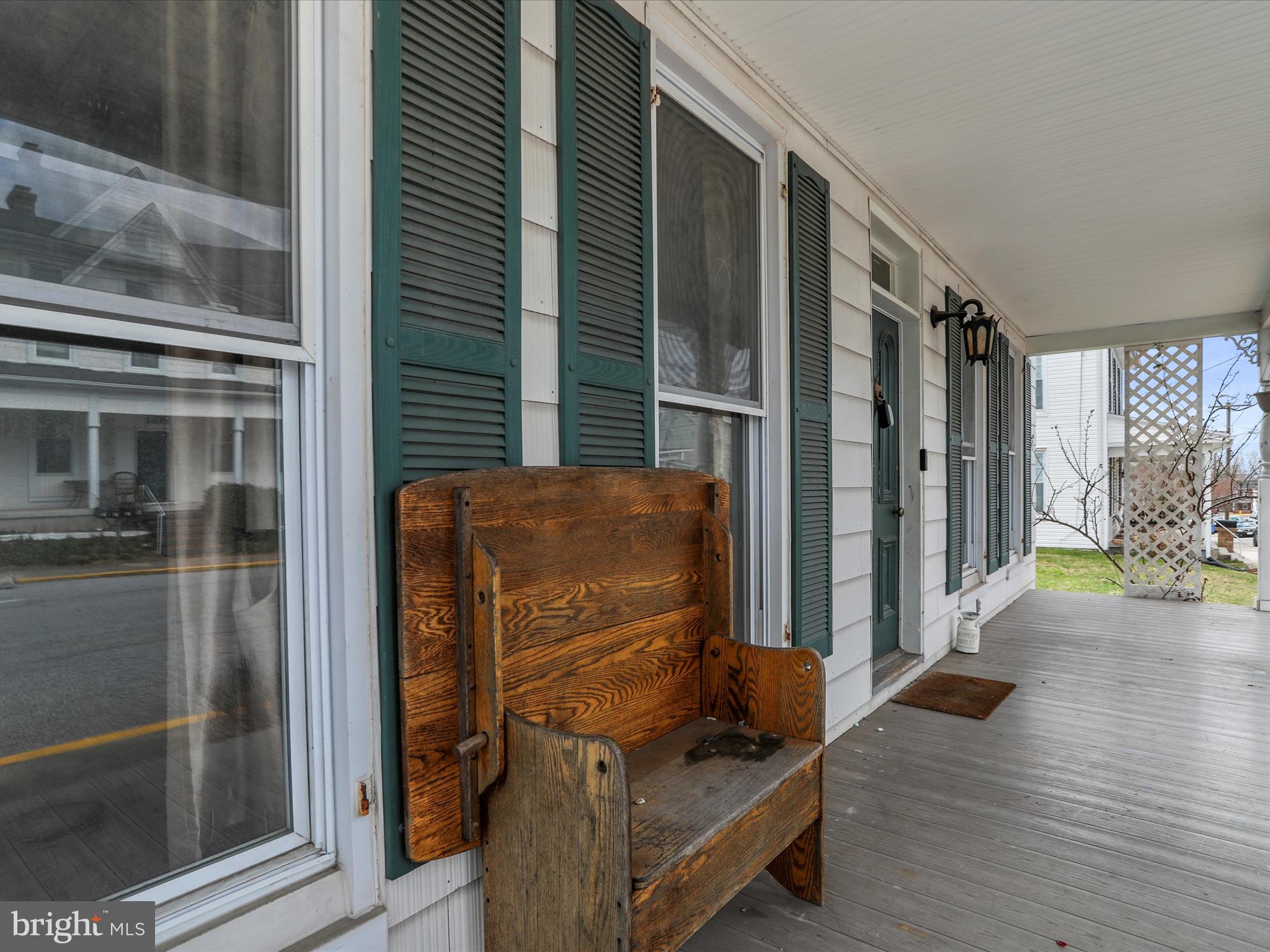 35 Middle Street Taneytown, MD 21787 - Photo 7 of 41 a view of a balcony with furniture and wooden floor