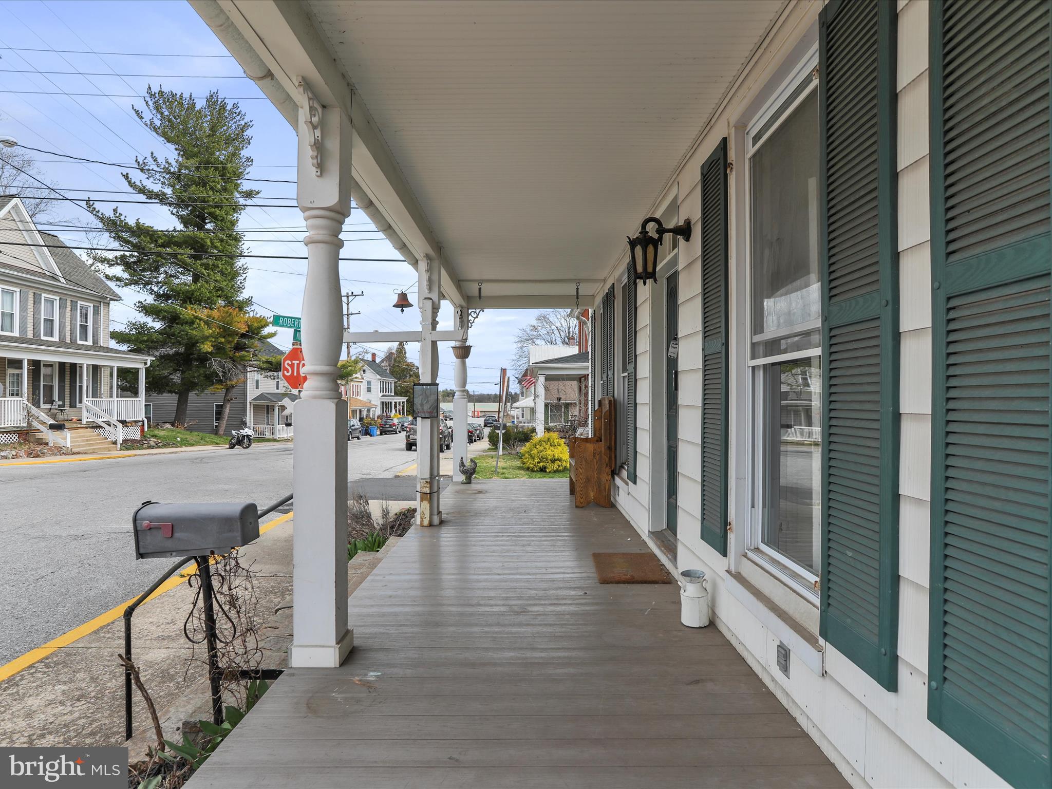 35 Middle Street Taneytown, MD 21787 - Photo 8 of 41 a view of a chairs and table in the balcony