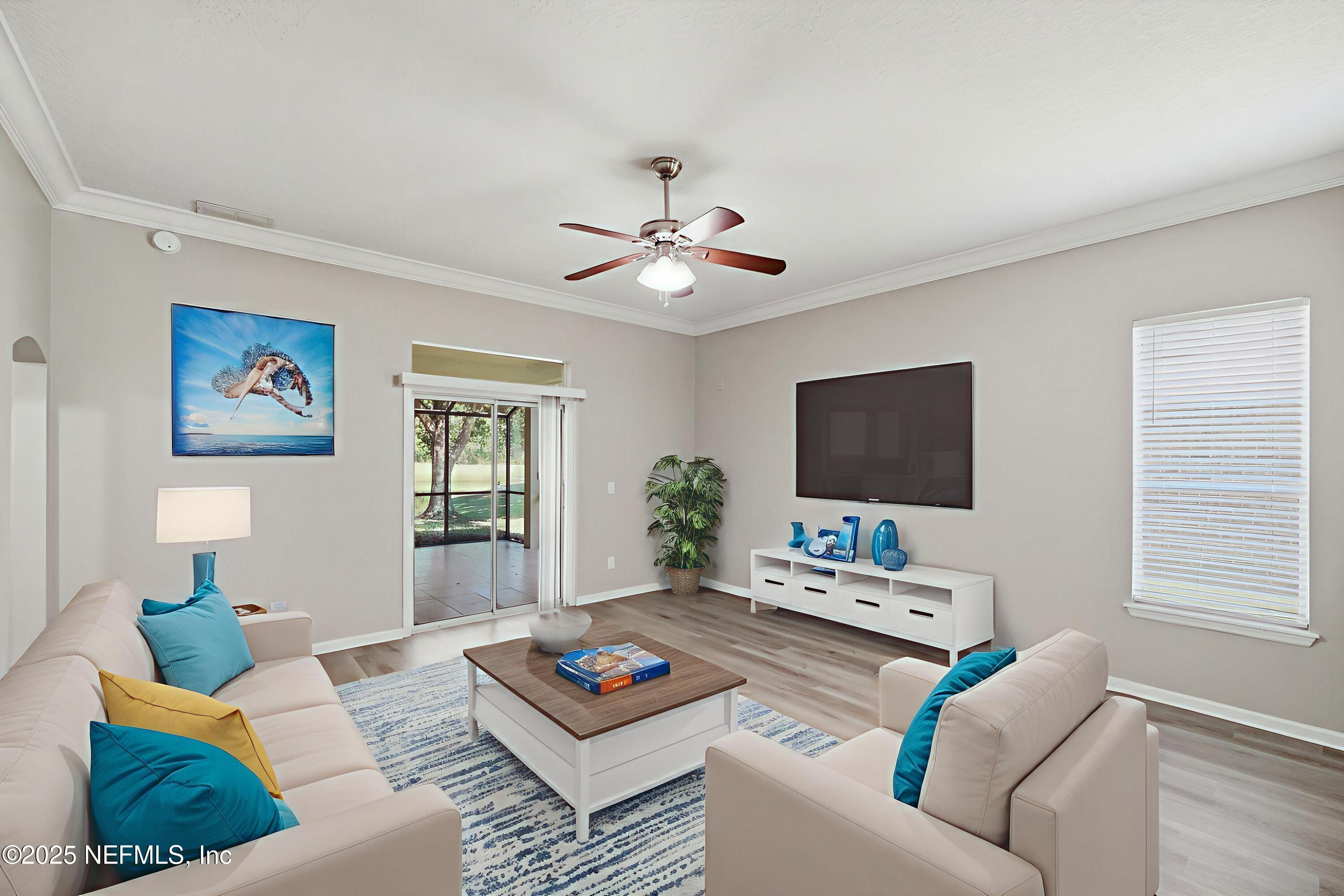 1740 Keswick Road St. Augustine, FL 32084 - Photo 12 of 35 12_Living Space Virtually Staged