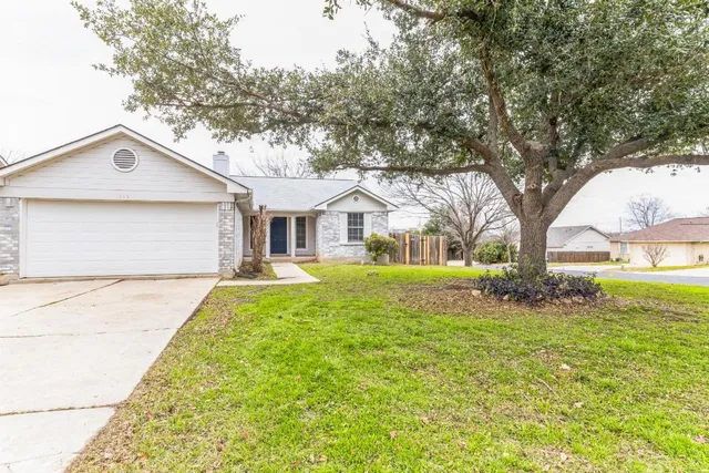 a front view of house with yard