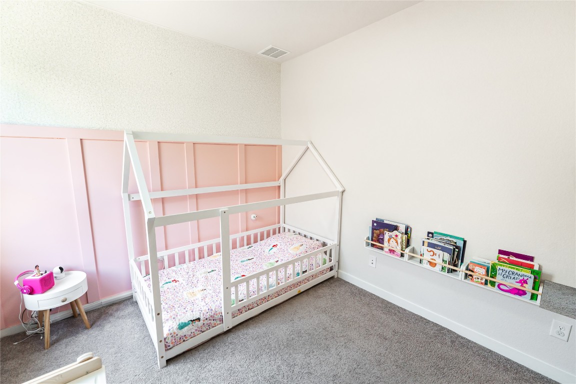 608 Pecan Bottom Trail Georgetown, TX 78628 - Photo 17 of 30 Bedroom with carpet