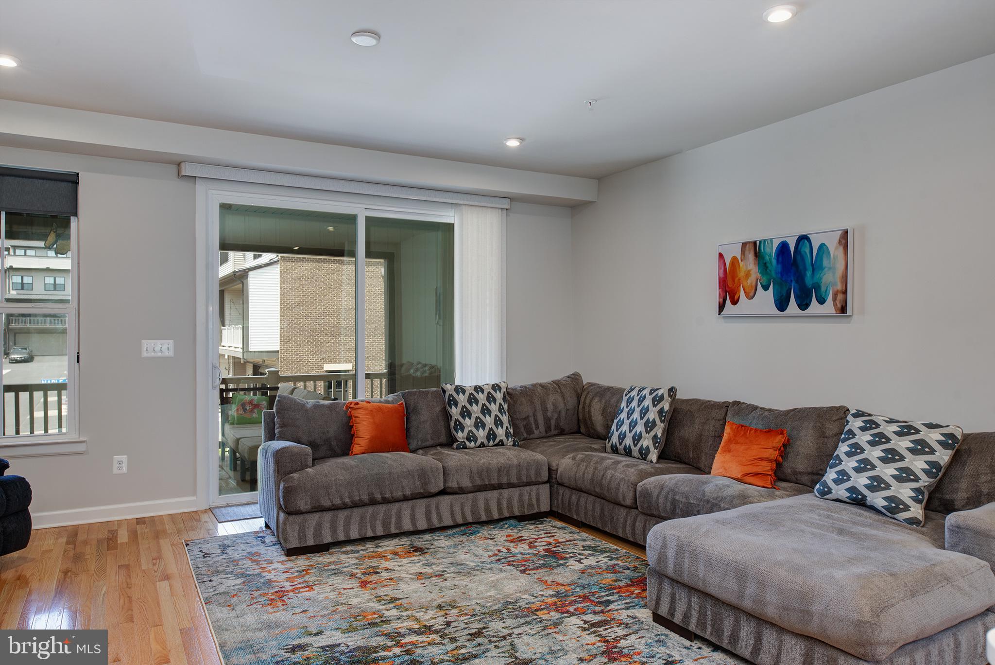 22170 Maple Tree Terrace Ashburn, VA 20148 - Photo 11 of 45 Living Room off the Kitchen , Leads to the Deck