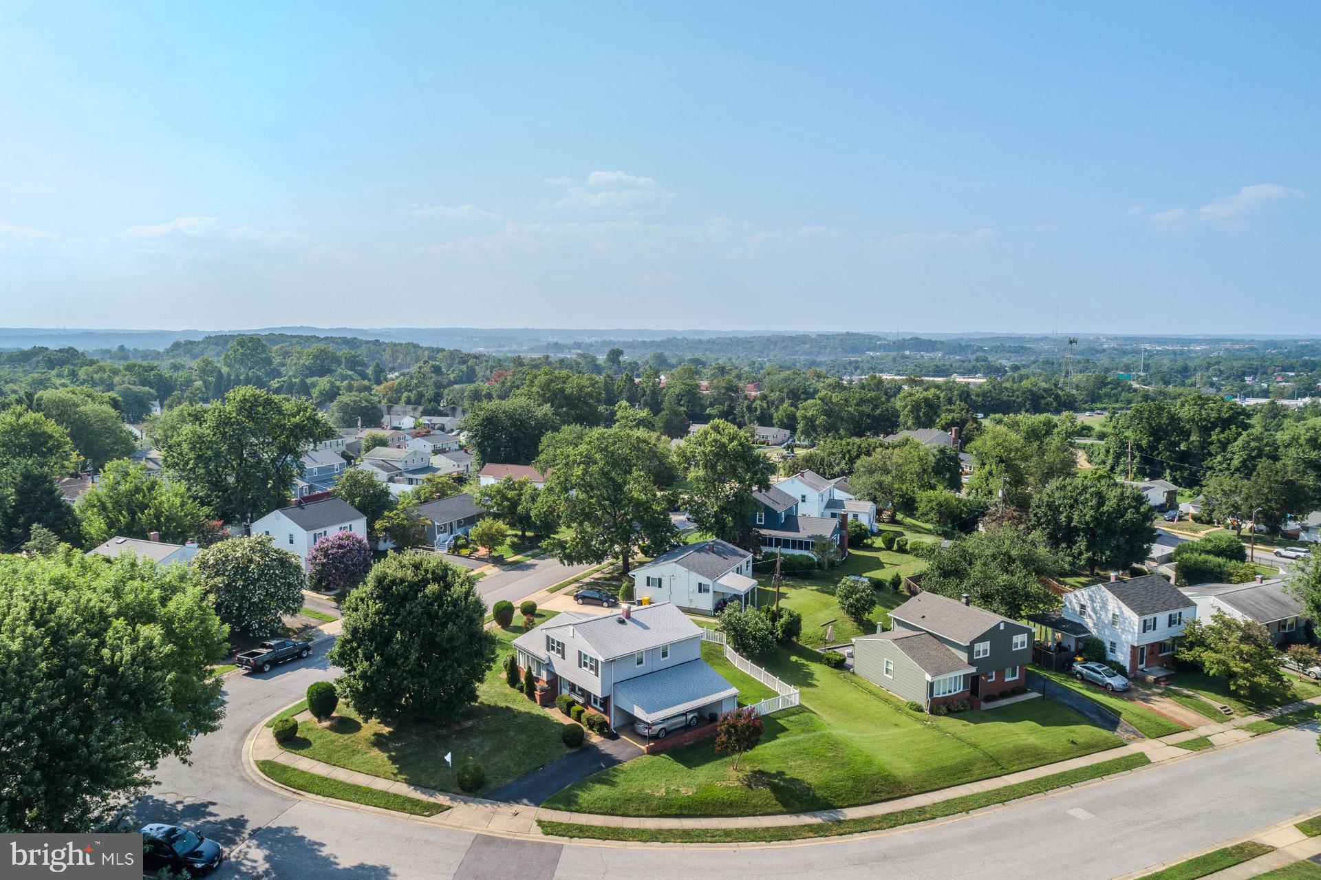 208 Ardmore Road Linthicum Heights, MD 21090 - Photo 50 of 58 an aerial view of residential houses with outdoor space and trees