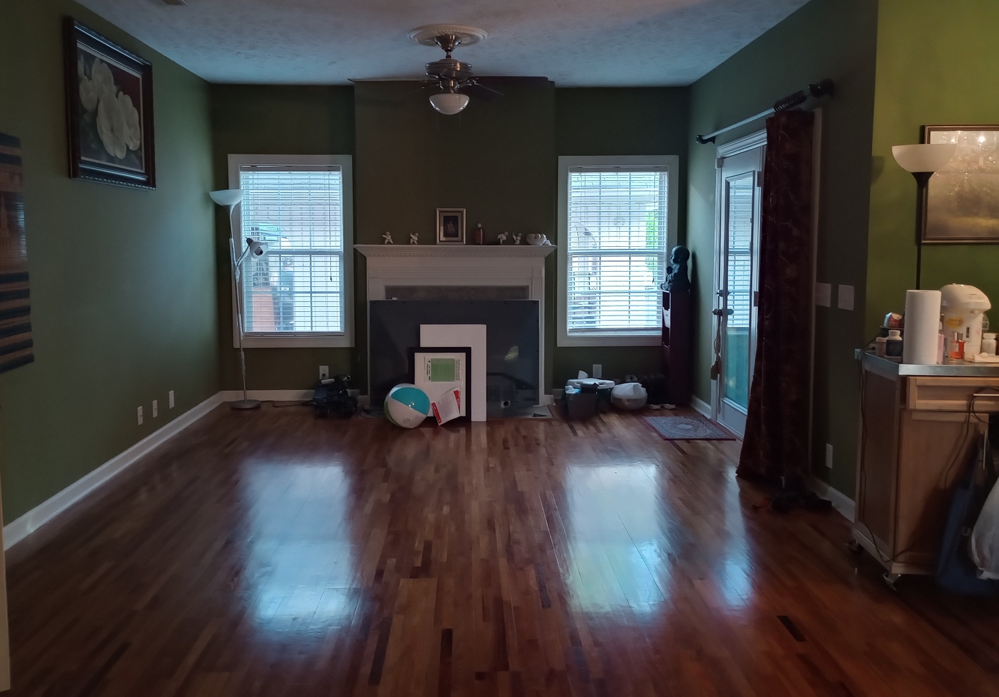 4389 Veals Road Murfreesboro, TN 37127 - Photo 2 of 8 a living room with furniture and a fireplace