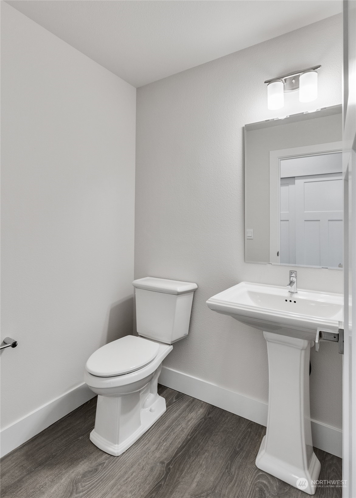 111 177th Street Southeast Bothell, WA 98012 - Photo 19 of 34 a bathroom with a toilet sink and mirror