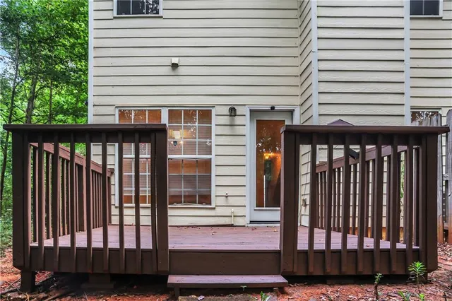 a front view of a house with a balcony