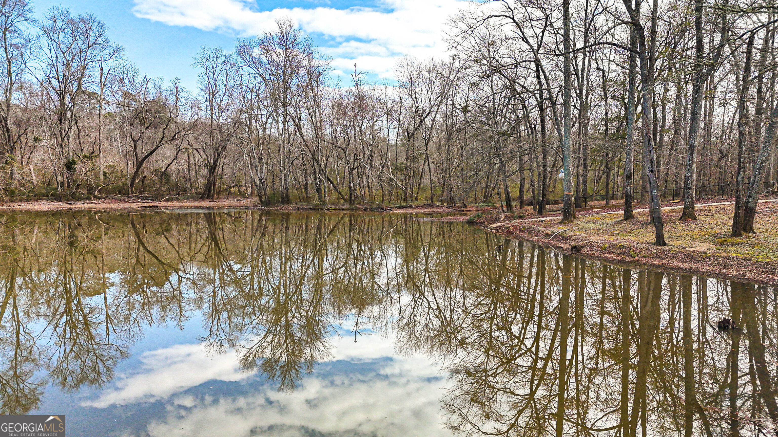 242 Katy Lake Road Jackson, GA 30233 - Photo 64 of 113 a view of a lake with houses in the back