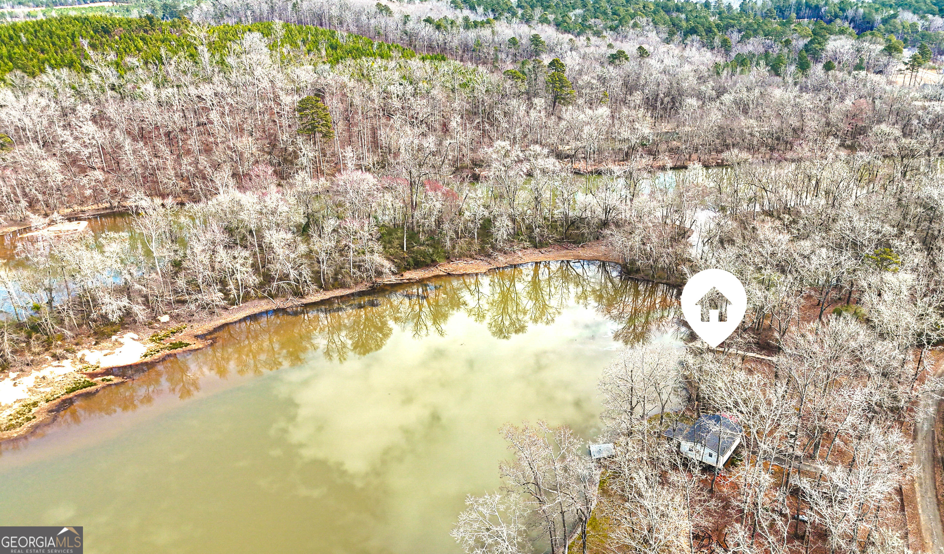 242 Katy Lake Road Jackson, GA 30233 - Photo 83 of 113 a swimming pool with trees in the background