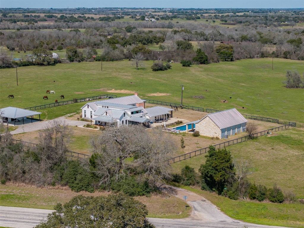 4620 Treybig Loop Fayetteville, TX 78940 - Photo 23 of 24 an aerial view of a house with a yard