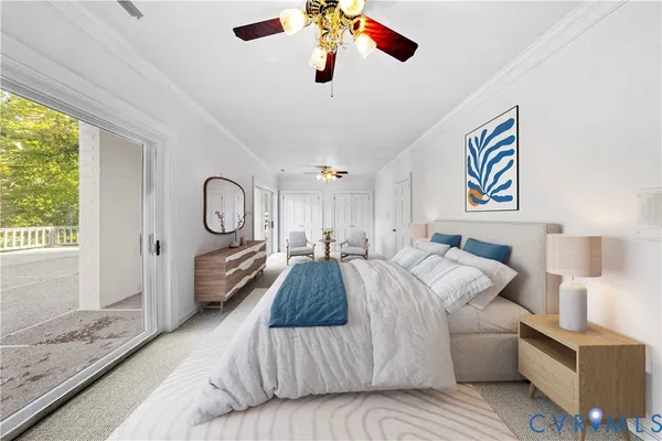 a bed room with a bed and a window