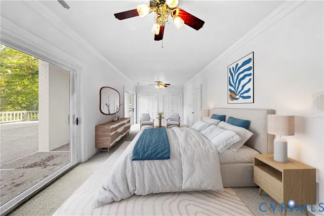 a bed room with a bed and a window