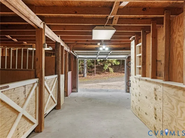 a view of a yard with an outdoor space