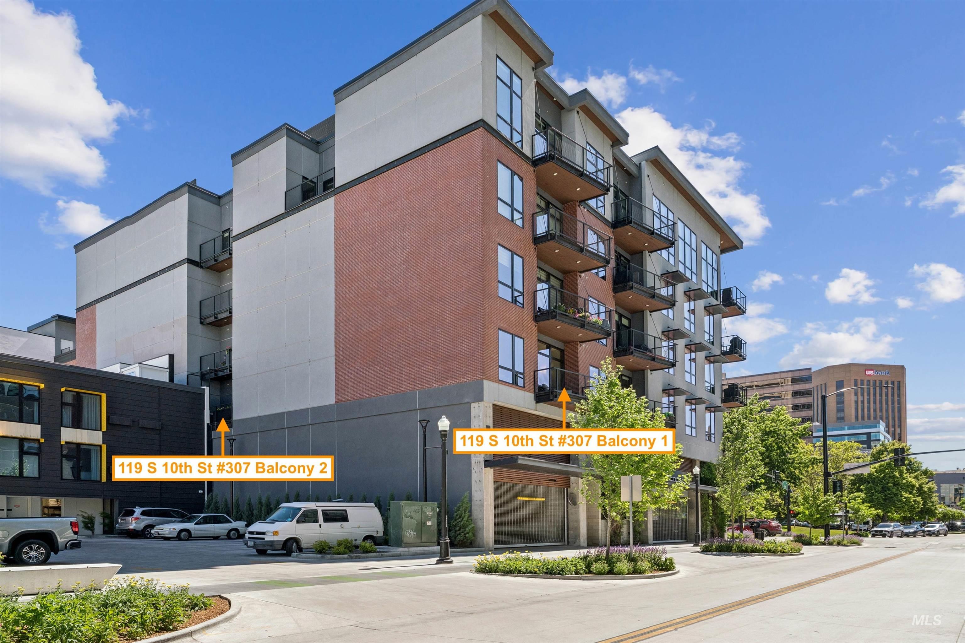 119 South 10th Street, Unit 307 Boise, ID 83702 - Photo 43 of 47 Contemporary multi-story building featuring brick and paneling facade