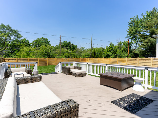 918 Meadow Road Northbrook, IL 60062 - Photo 35 of 38 a view of deck with chairs and wooden fence