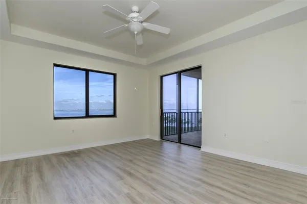 a view of a room with balcony