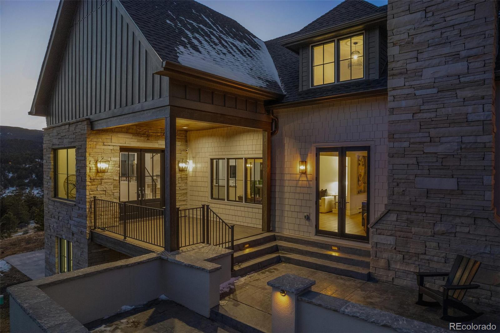 1128 County Road 65 Evergreen, CO 80439 - Photo 33 of 40 a view of sitting area in front of building