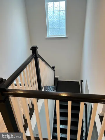 a view of stairs