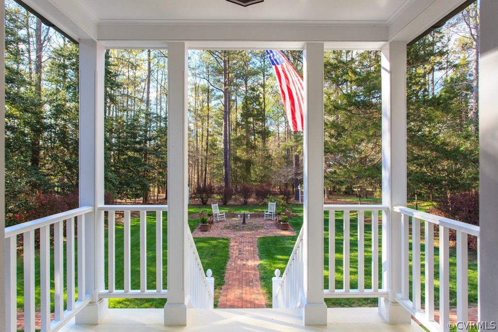 6721 Greenyard Road Chester, VA 23831 - Photo 41 of 46 View from Front Door