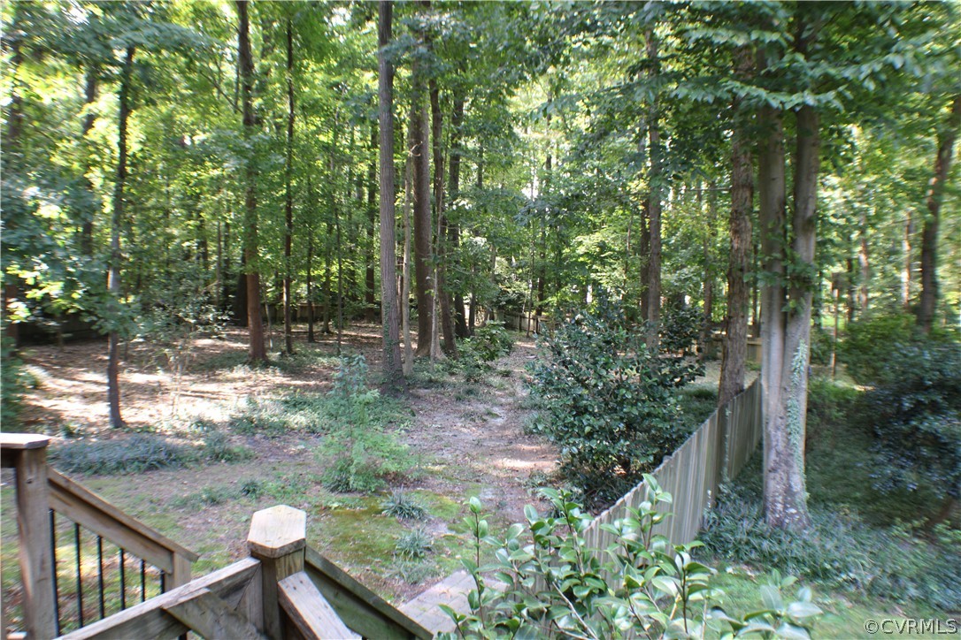 504 Rivers Bend Circle Chester, VA 23836 - Photo 43 of 50 a backyard of a house with lots of green space and plants