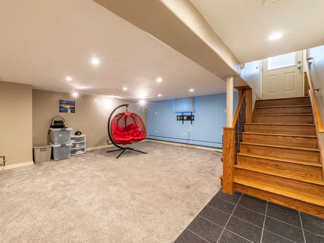 a view of a hallway with entryway