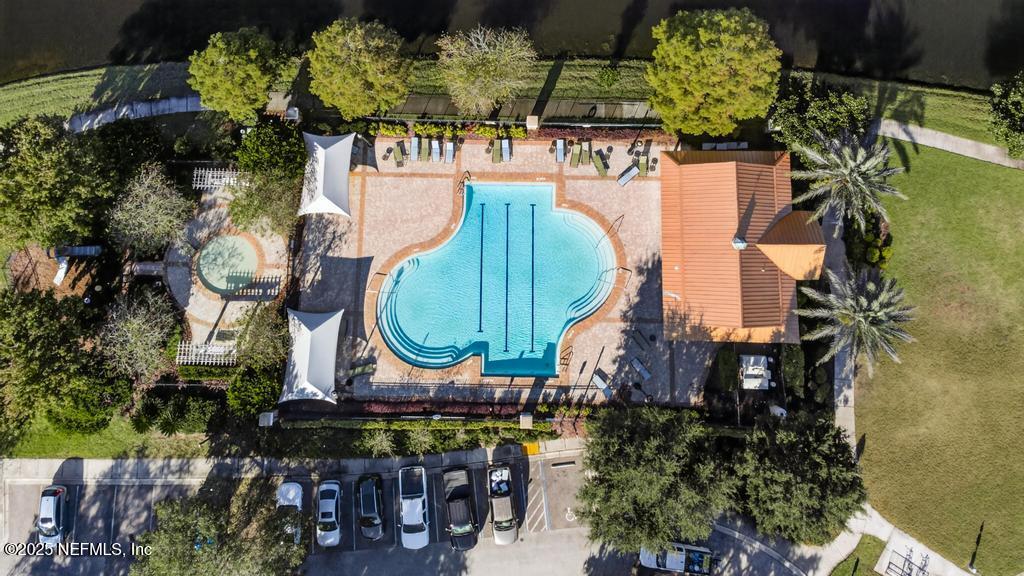 612 Spruce Creek Road St. Johns, FL 32259 - Photo 49 of 50 an aerial view of a house with a garden