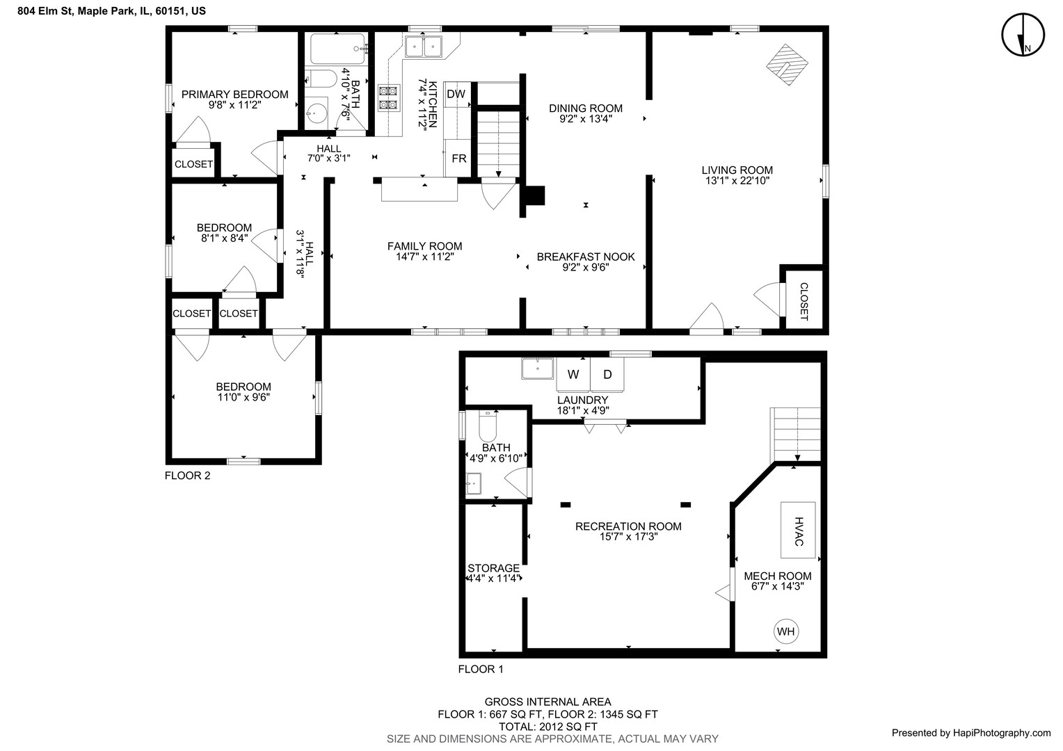 804 Elm Street Maple Park, IL 60151 - Photo 29 of 31 a picture of a floor plan