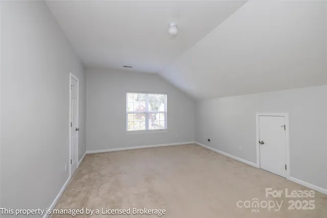 a view of an empty room