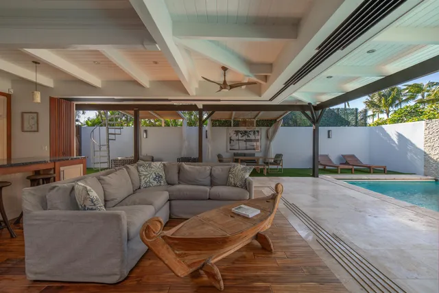 a living room with a couch