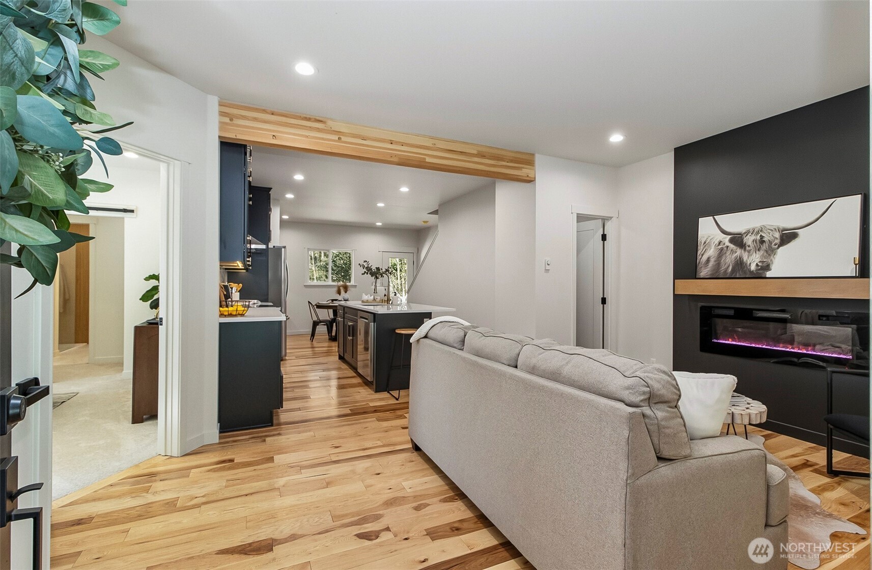 2816 Callow Road Lake Stevens, WA 98258 - Photo 3 of 34 a living room with furniture and a fireplace