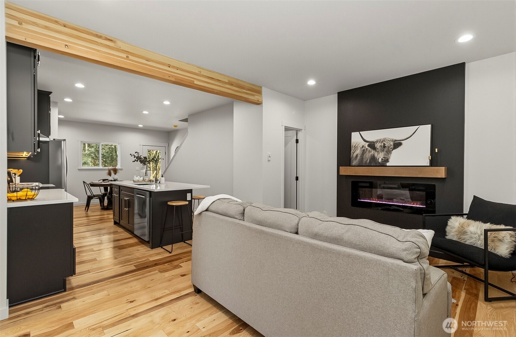 2816 Callow Road Lake Stevens, WA 98258 - Photo 4 of 34 a living room with furniture and a fireplace