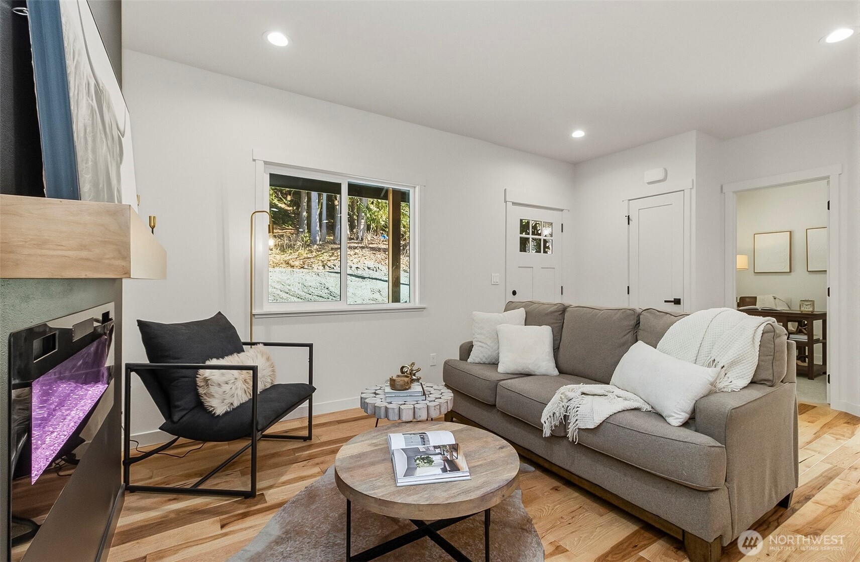 2816 Callow Road Lake Stevens, WA 98258 - Photo 5 of 34 a living room with furniture and a fireplace