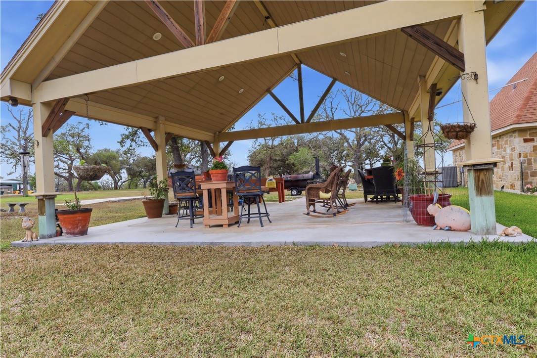 790 Spanish Grant Road Goliad, TX 77963 - Photo 35 of 41 a view of outdoor space yard deck and patio