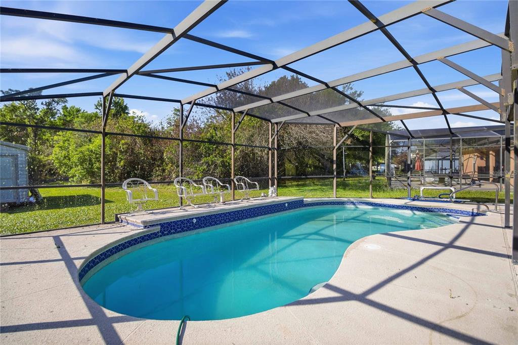 206 Taranto Way Kissimmee, FL 34758 - Photo 36 of 45 a view of a backyard with swimming pool