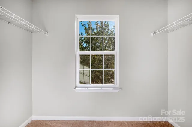 a view of a window in a room
