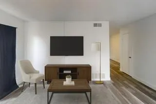 a view of walk in closet with window