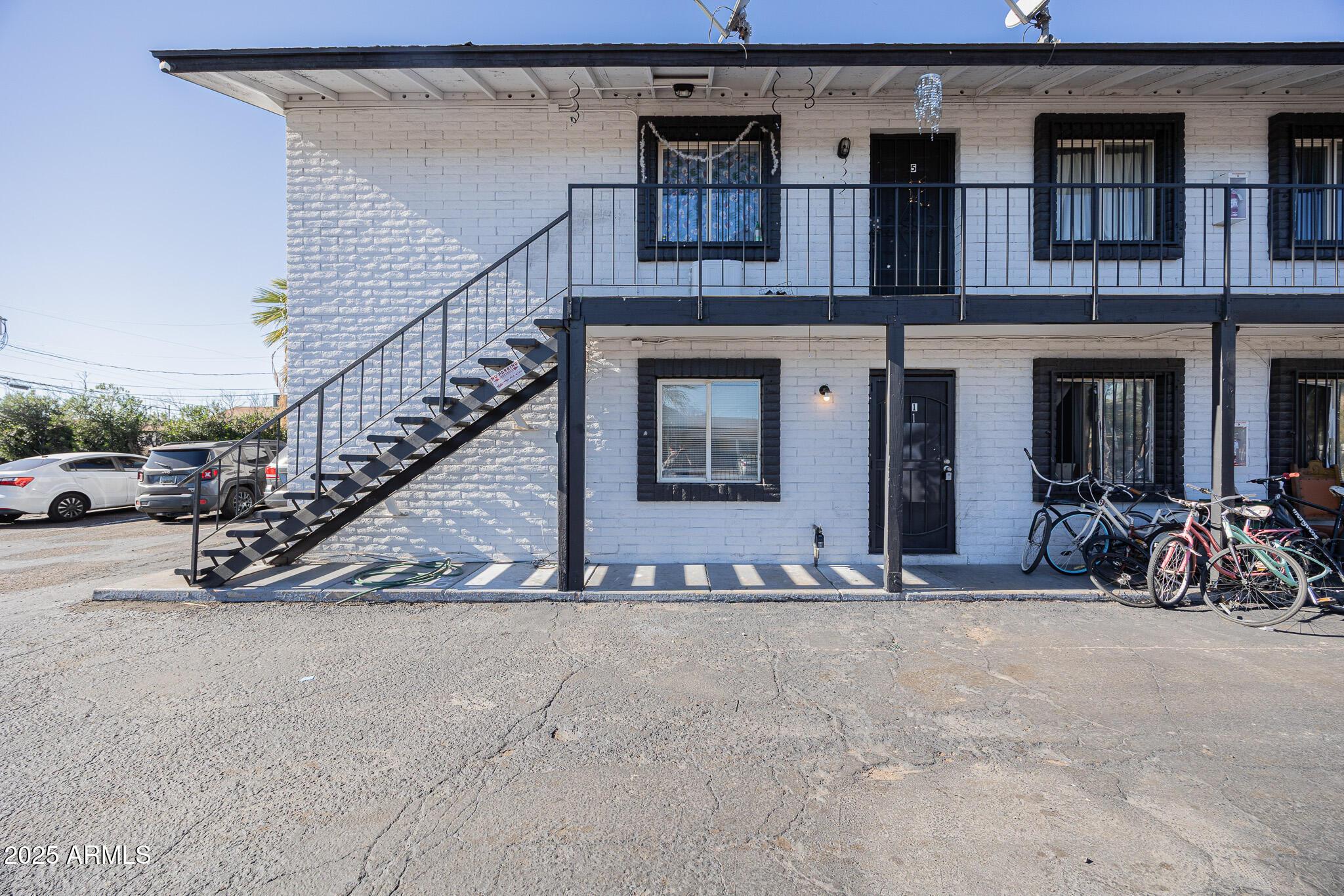 a view of a car garage