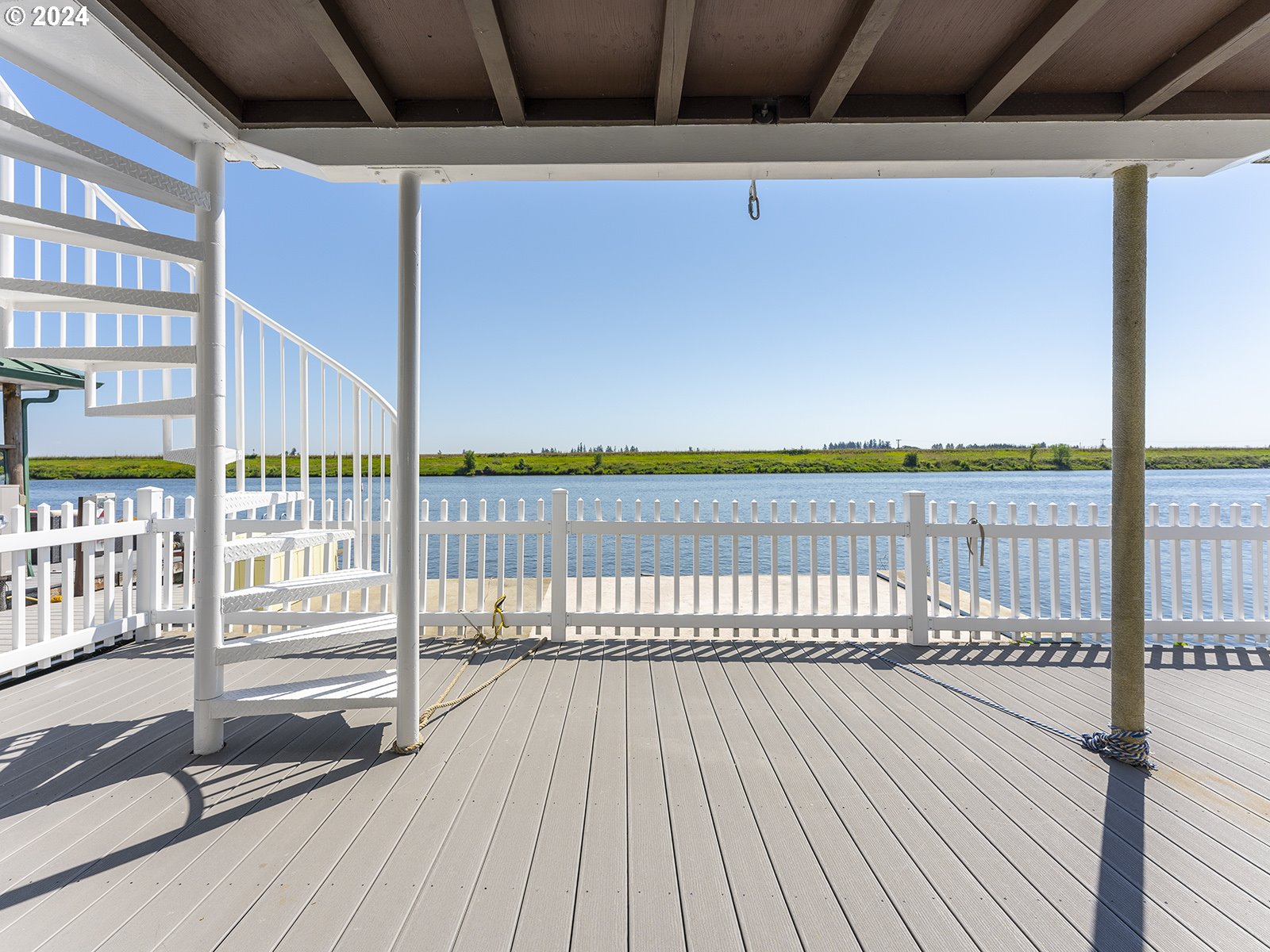 23560 Northwest St Helens Road, Unit N4 Portland, OR 97231 - Photo 31 of 37 a view of balcony with wooden floor