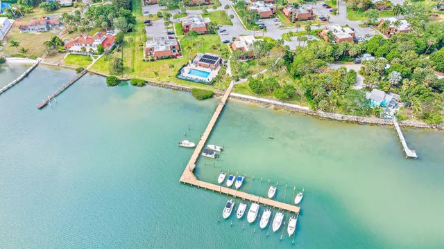 an aerial view of a city with lots of residential buildings