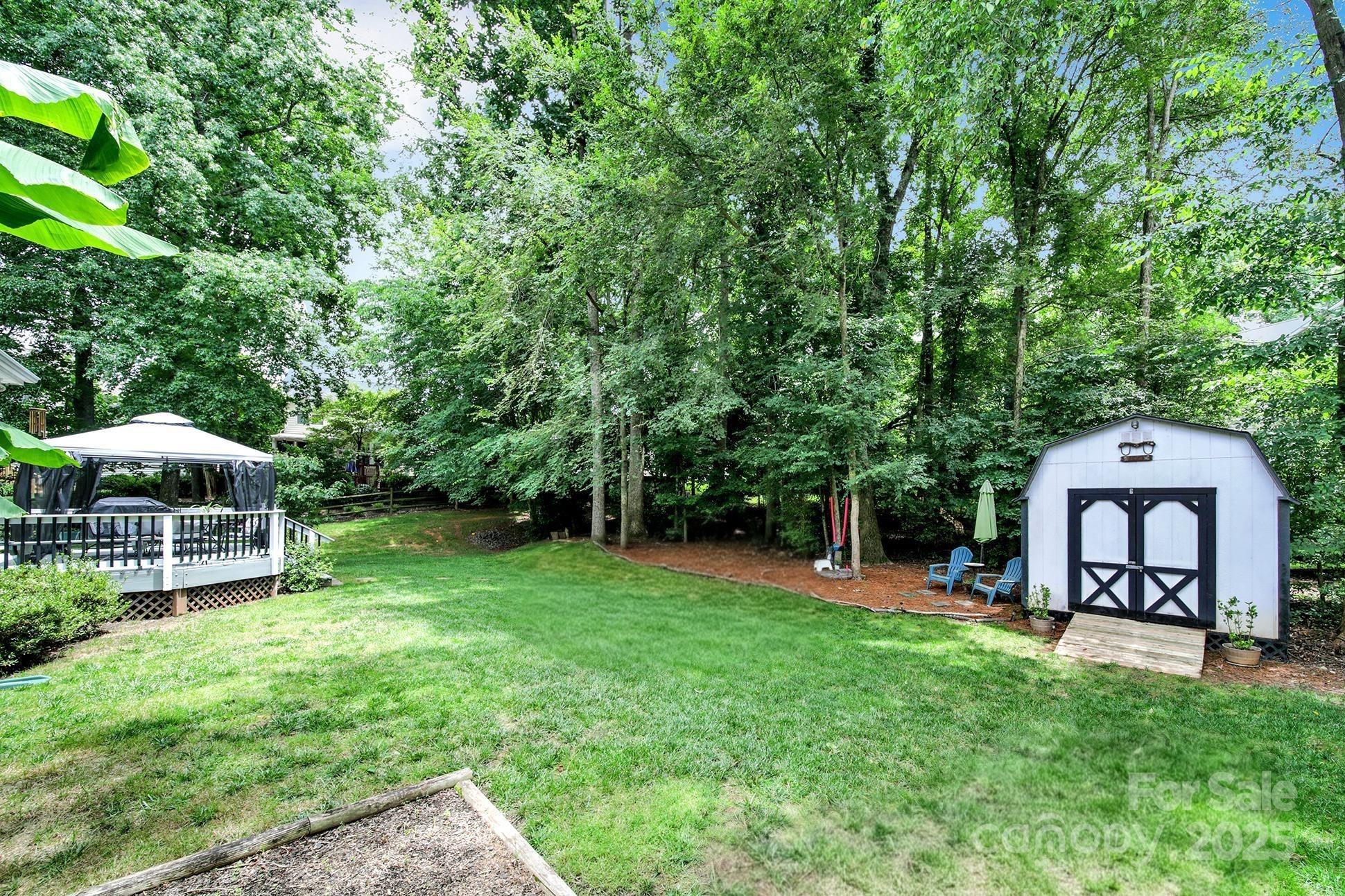 488 St George Road Fort Mill, SC 29708 - Photo 33 of 40 a view of a garden with a slide
