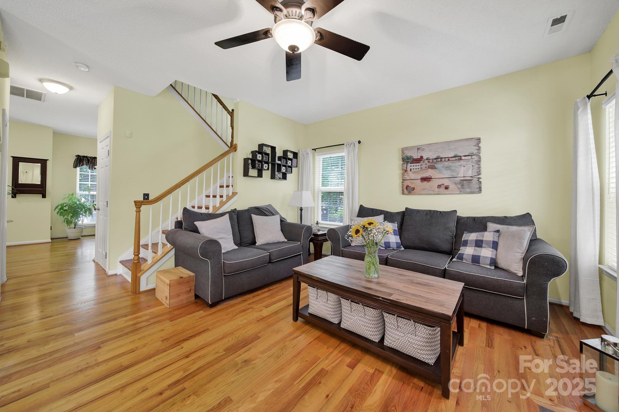 488 St George Road Fort Mill, SC 29708 - Photo 9 of 40 a living room with furniture and wooden floor