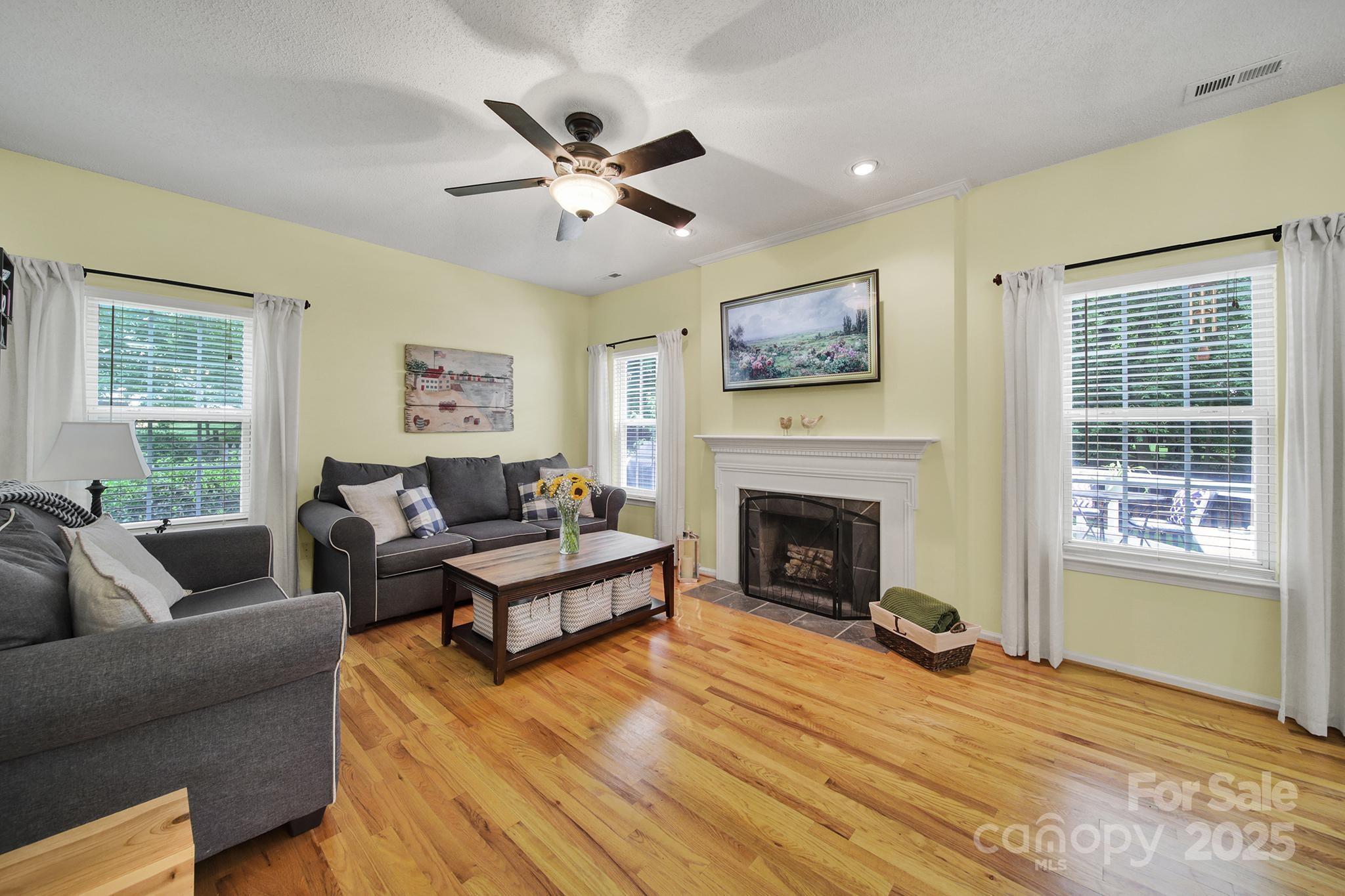 488 St George Road Fort Mill, SC 29708 - Photo 10 of 40 a living room with furniture and a fireplace