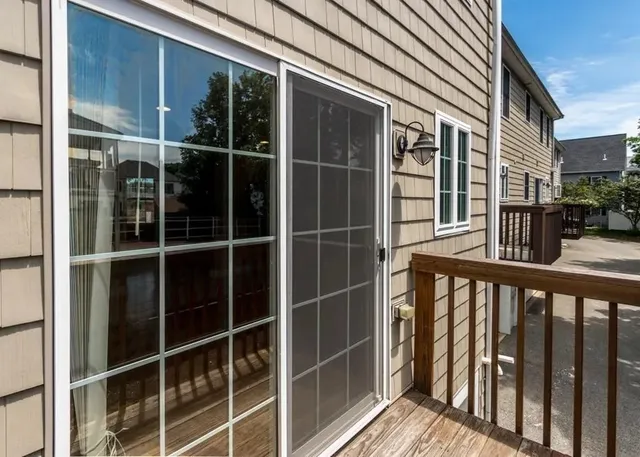 a view of a house with a window