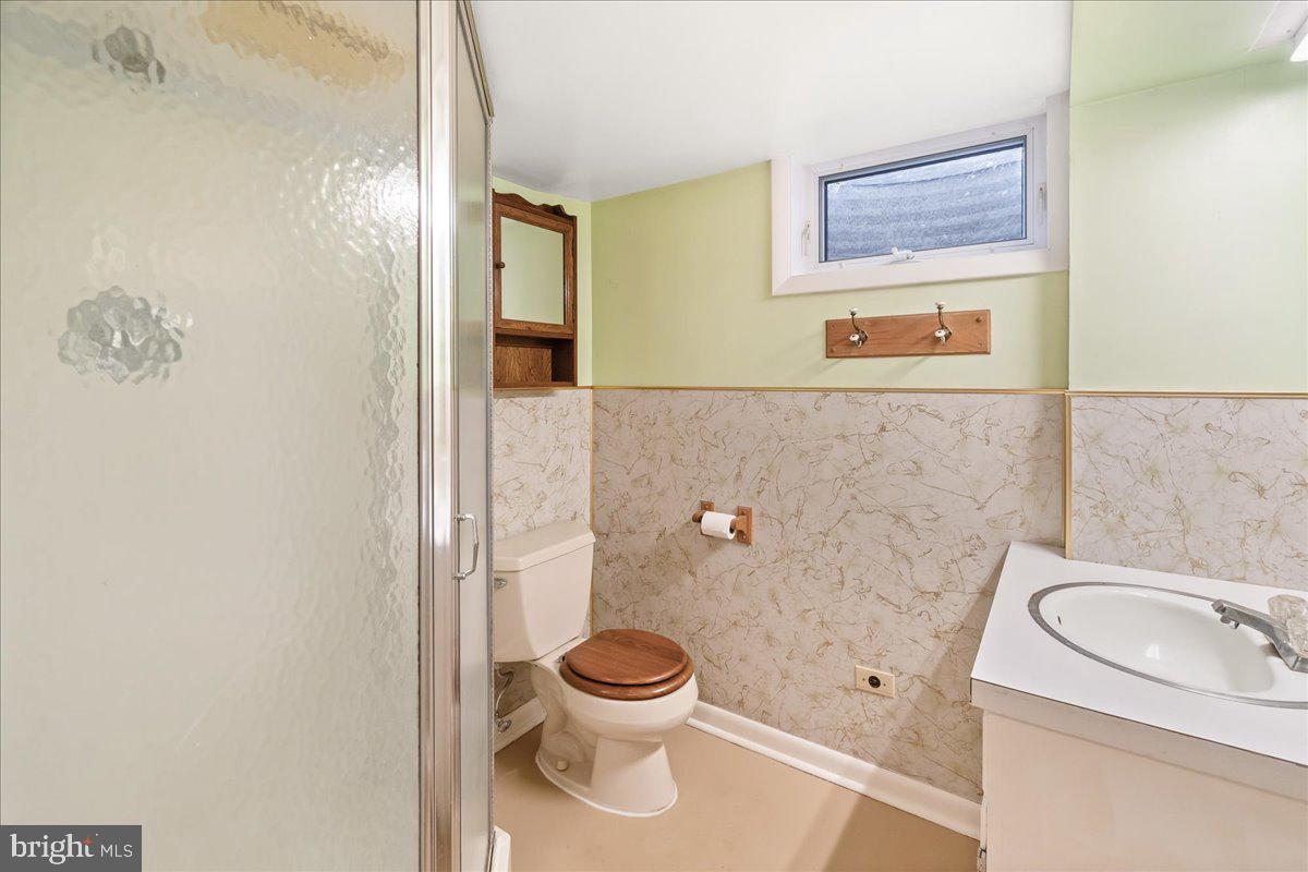 6010 Keysville Road Keymar, MD 21757 - Photo 31 of 64 a bathroom with a toilet sink and a shower