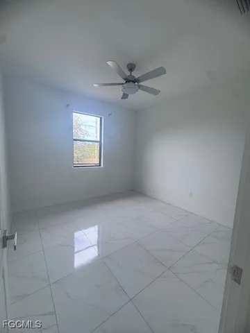 an outdoor view with patio