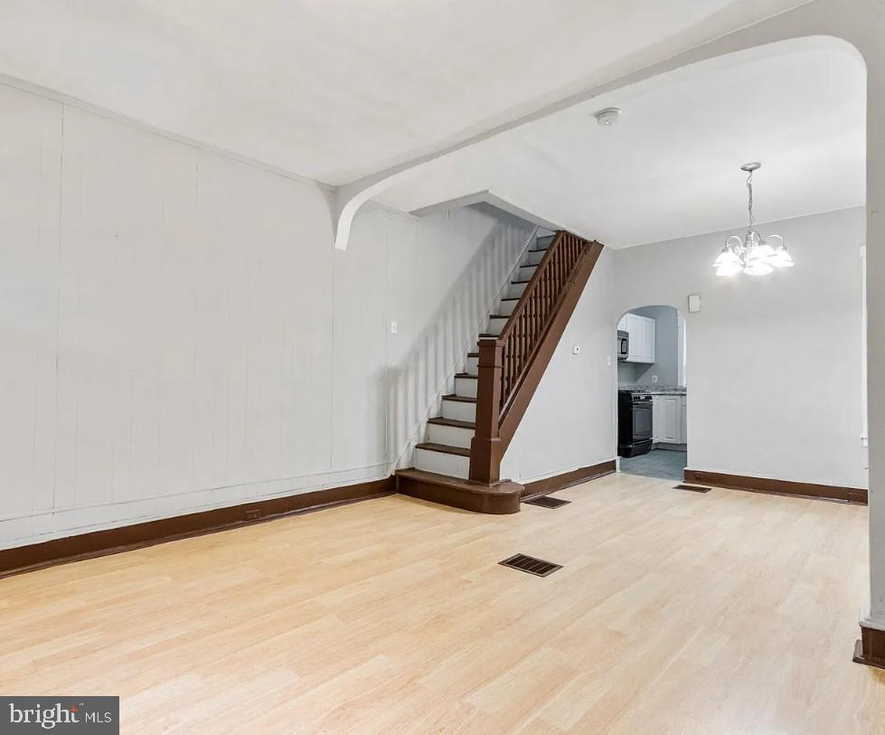 5224 Rodman Street Philadelphia, PA 19143 - Photo 4 of 12 a view of an empty room with stairs