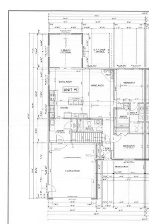 a black and white photo of a room