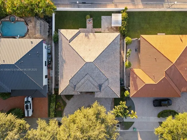 a view of a house with a patio